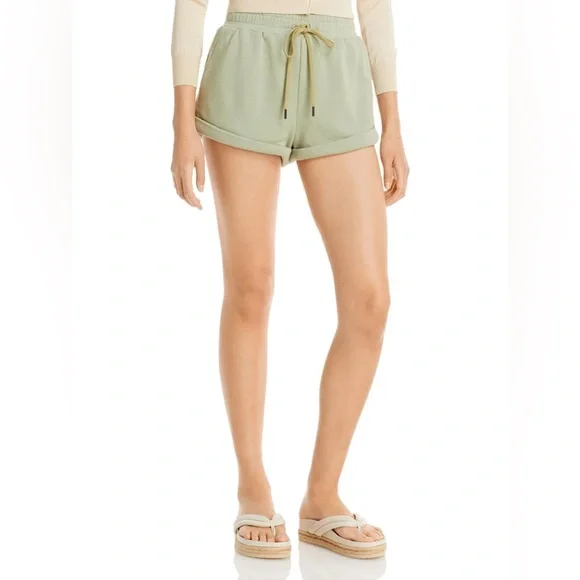 Alice + Olivia Drawstring Sage Tandy Shorts Size US Large - Picture 1 of 2